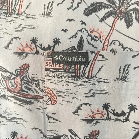 Columbia Rapid Rivers Printed Shirt Sz XL - Picture 5 of 6